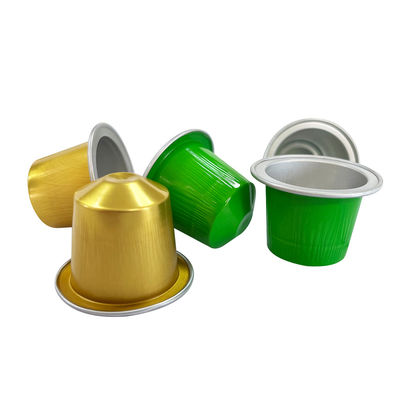 Aluminiumleere Kaffeekapseln für Nespresso Lebensmittelverpackungen und umweltfreundlich