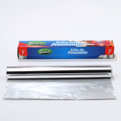 Customized Logo Küche Silber Aluminiumfolie Papier für Koch- und Verpackungsmaterialien