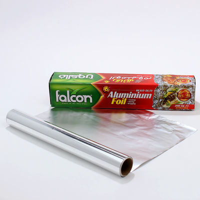 200 Quadratmeter schwerer Aluminiumfolie Rollen angepasste Länge für die Zubereitung von Lebensmitteln