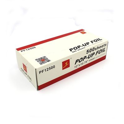 Anpassungsbreite und Logo Aluminiumfolie Pop-up-Blätter für bequeme Lebensmittelverpackungen