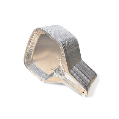 Rechteckige Aluminiumfolie Backpfanne Aluminiumfolie-Tray mit Griff für Lebensmittelverpackungen