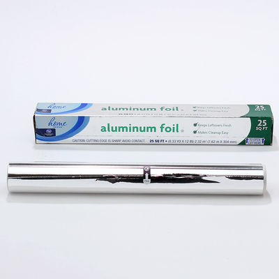 8011 Legierte Silber für Küchen- und Lebensmittelverpackungen Aluminiumfolie Rollenfilmpapier für Lebensmittel