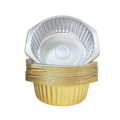 Warme Lebensmittel Verpackung wesentliche Haushalts Aluminiumfolie Behälter Box mit individueller Bestellung