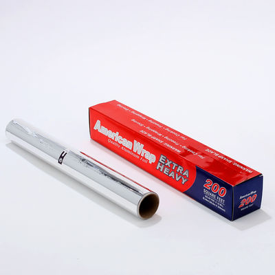 Service-Lebensmittel-Aluminium-Zinnfolie-Rolle mit silberner Oberfläche und individueller Breite