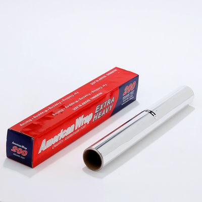 Service-Lebensmittel-Aluminium-Zinnfolie-Rolle mit silberner Oberfläche und individueller Breite