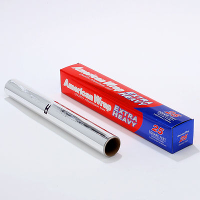 Service-Lebensmittel-Aluminium-Zinnfolie-Rolle mit silberner Oberfläche und individueller Breite