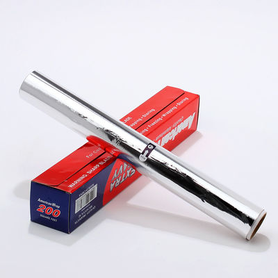 Service-Lebensmittel-Aluminium-Zinnfolie-Rolle mit silberner Oberfläche und individueller Breite