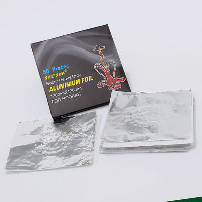 Customized Hookah Foil Aluminiumfolie Papierblätter mit Löchern für Shisha-Zubehör