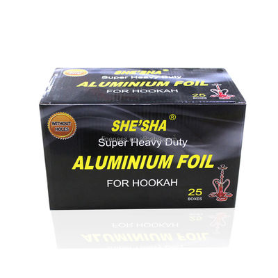 Customized Hookah Foil Aluminiumfolie Papierblätter mit Löchern für Shisha-Zubehör