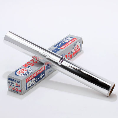 Custom 8011 Soft Temper Kitchen Zinn Silberfolie Papier Lebensmittelverpackung Aluminiumfolie Roll