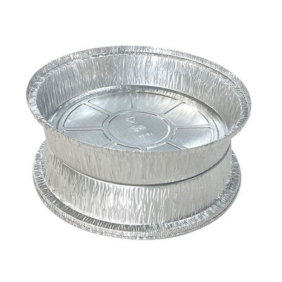 Spezielle Lebensmittelverpackung Behälter Pizza Backpannen Einweg Rund Aluminiumfolie Tray