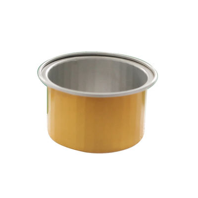 Bequemer Behälter aus goldener Aluminiumfolie für Takeout- und Flugzeugkuchenfächer
