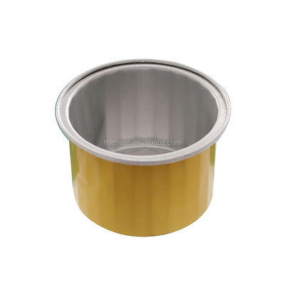 Bequemer Behälter aus goldener Aluminiumfolie für Takeout- und Flugzeugkuchenfächer
