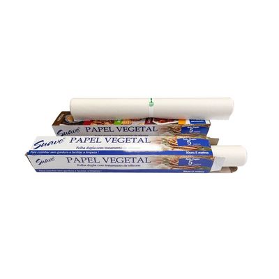 Bequeme Küche Weiße Silikon Backpapierrolle mit chemischer Zellstoff und Langlebigkeit