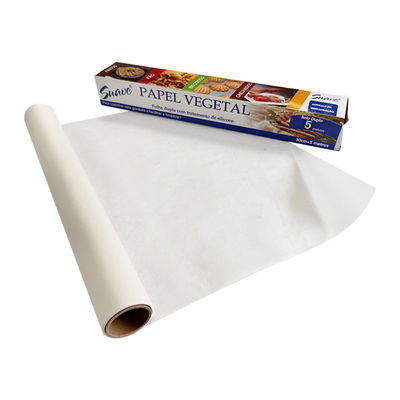 Bequeme Küche Weiße Silikon Backpapierrolle mit chemischer Zellstoff und Langlebigkeit