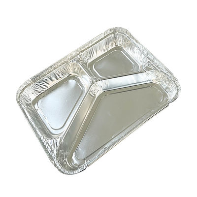 Bestellungen auf Maßnahme Akzeptiert Aluminiumfolie Lebensmittelbehälter für rechteckige Muffinverpackungen