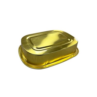 Aluminiumfolie Lebensmittelbehälter Warm- und Kaltverwertbar Mahlzeitvorbereitung Einwegplatten aus Silberfolie
