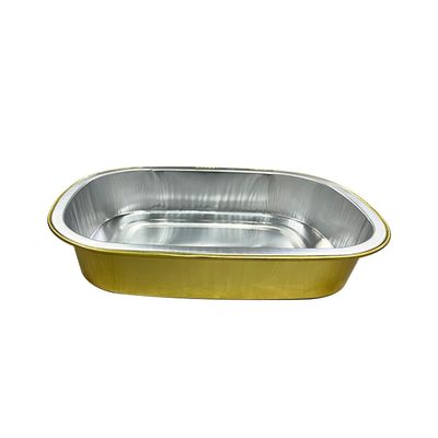 Aluminiumfolie Lebensmittelbehälter Warm- und Kaltverwertbar Mahlzeitvorbereitung Einwegplatten aus Silberfolie