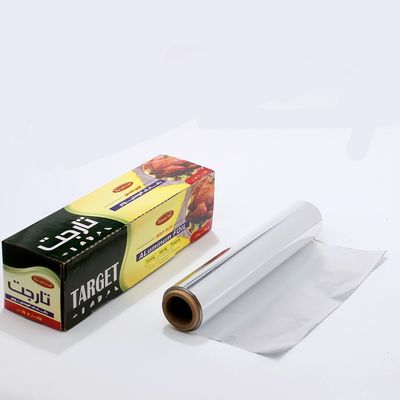 300 mm Schwergewicht 8011 Farbige Küche Silber-Aluminiumfolie-Rolle zum Verpacken