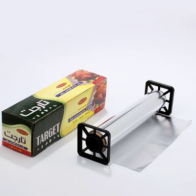300 mm Schwergewicht 8011 Farbige Küche Silber-Aluminiumfolie-Rolle zum Verpacken