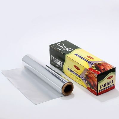300 mm Schwergewicht 8011 Farbige Küche Silber-Aluminiumfolie-Rolle zum Verpacken