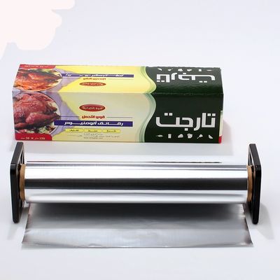 300 mm Schwergewicht 8011 Farbige Küche Silber-Aluminiumfolie-Rolle zum Verpacken