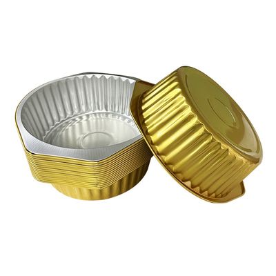 Umweltschonende Vorteile Einweg-Aluminiumfolie Runde Tiefenbehälter