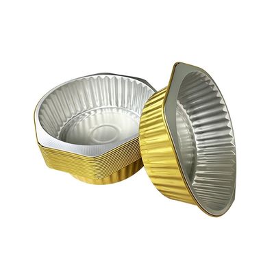 Umweltschonende Vorteile Einweg-Aluminiumfolie Runde Tiefenbehälter