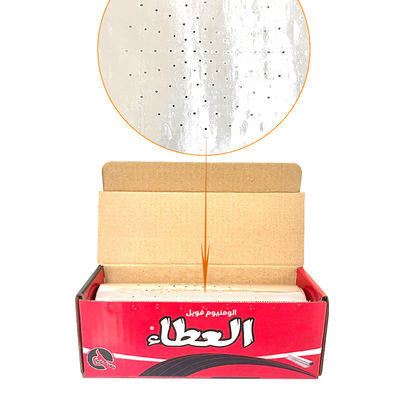 Personalisierte Breite Haare Dressing Shisha Folie Papier Roll mit extra dickem gestochenen Aluminium