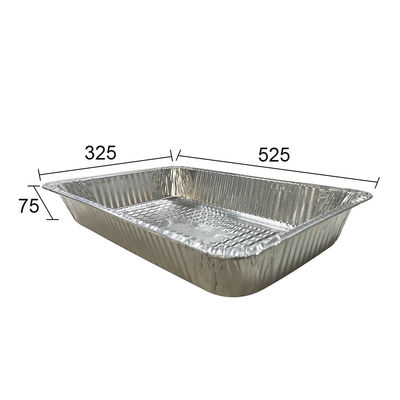 Halbgroße Aluminiumbehälter für Lebensmittelverpackungen