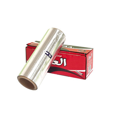 Customized Logo akzeptiert 8011 Shisha Aluminiumfolie Roll mit Loch und Schneidlinie