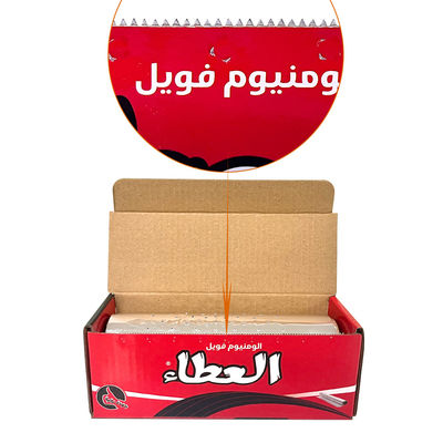 8011 Legierung angepasste Länge rund Aluminiumfolie Roll für Shisha Hookah Rauchpapier