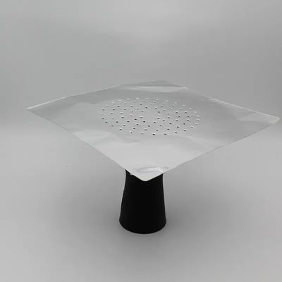 Silberne Wasserpfeife Shisha Aluminiumfolie Papier mit Loch für Tabak Schüssel Zubehör