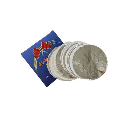 Silberne Wasserpfeife Shisha Aluminiumfolie Papier mit Loch für Tabak Schüssel Zubehör