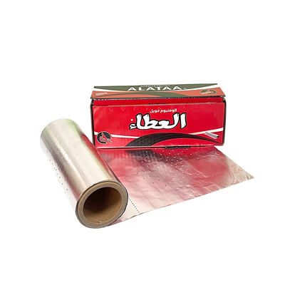 Silberfolie aus Aluminium mit weichem Temperament Hookah Shisha Roll mit Schnittlinie und Löchern 145mm*145mm