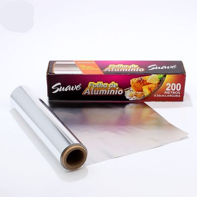 Zusammengesetzte Wärmesiegelung Aluminiumfolie für Restaurants Lebensmittelverpackungen 30 Mikron