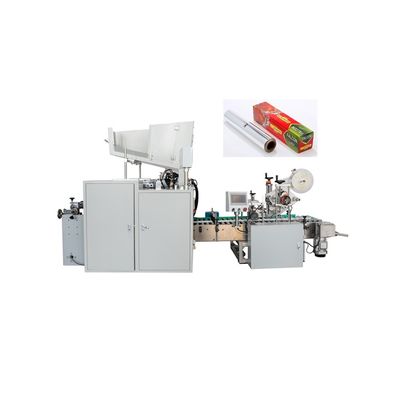 Automatisches Kurzetikettsystem Haushaltsküche Aluminiumfolie Wiederaufwicklung Maschine für Zuhause