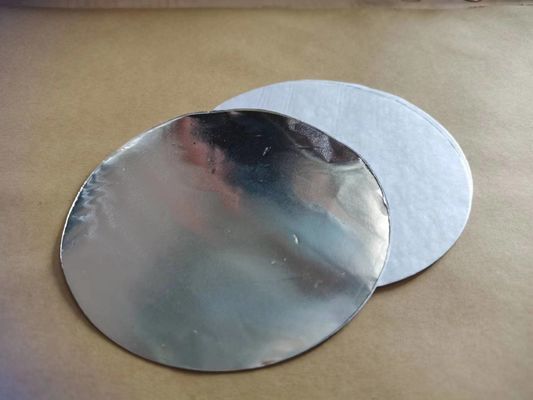 Wasserpfefferpapier 0,03 mm Dicke 120 mm Breite runde Aluminiumfolie mit 8011 Legierung und Silber