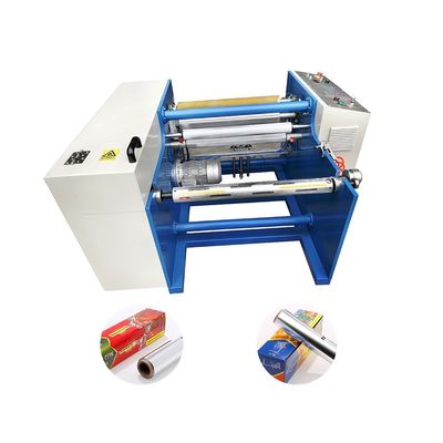 Halbautomatischer Aluminiumfolie-Roll-Rewinder für andere Haushaltszwecke