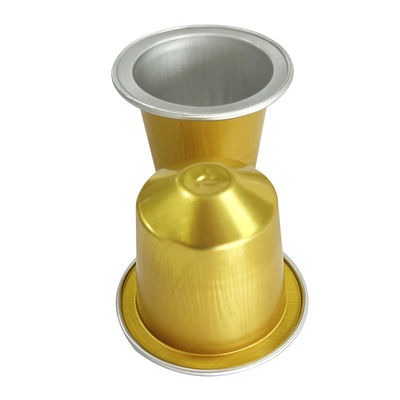 angepasste, biologisch abbaubare Aluminiumfolie-Verpackung für die Wärmesiegelung leerer Kaffeekapseln