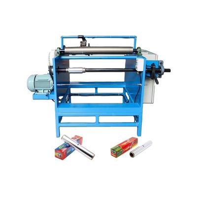 350 KG Shisha-Folien-Rolle Einwellen-Aluminium-Folien-Rewindler mit Verpackungstyp