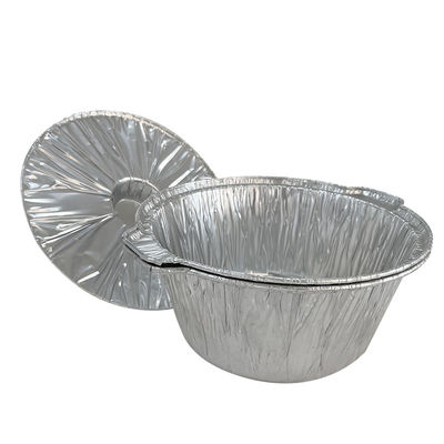 Lebensmittelbehälter Schwerlastbehälter aus Aluminiumfolie mit Deckel zum Mitnehmen