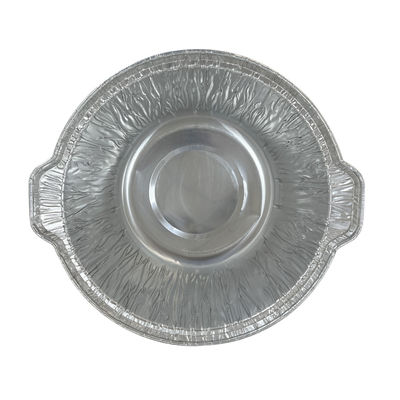 Hotpot Aluminiumfolie Backbehälter mit Zellstoffformprozess Art und Größe