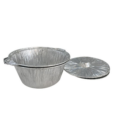 Hotpot Aluminiumfolie Backbehälter mit Zellstoffformprozess Art und Größe
