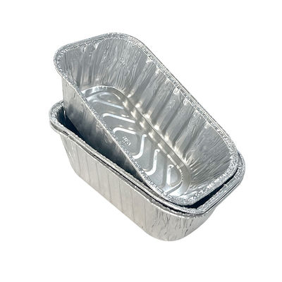 Rechteckige Brötchenpfanne Cupcake Form Aluminiumfolie Kuchen Backofen für Lebensmittelbehälter