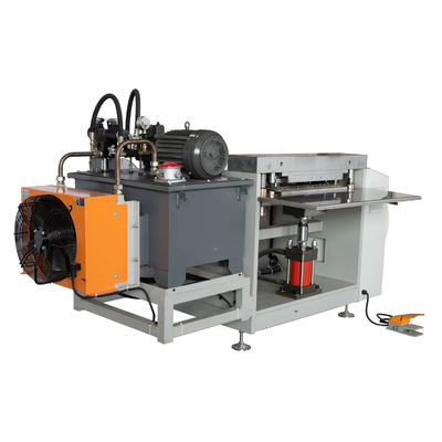 Nahrungsmittelgeschäft Halbautomatische Sägepressmaschine für Klemmfilm Backpapier Aluminiumfolie