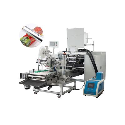 Elektrisch angetriebener 4-Stations-Aluminiumfolie-Wiederwickler für Blechfolie und BBQ-Aluminiumpapier