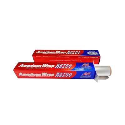 Aluminiumfolie Papier Rollen Einweg 300 mm 450 mm Dicke angepasst