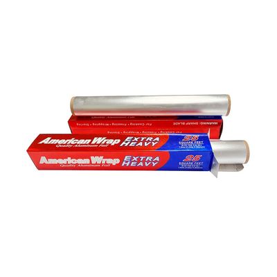 Aluminiumfolie Papier Rollen Einweg 300 mm 450 mm Dicke angepasst