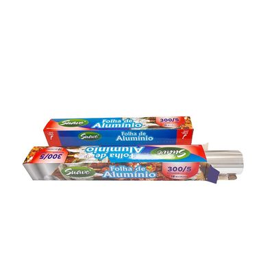 Längen angepasst Weichtemperatur 8011 Aluminiumfolie Papierrolle für die Haushaltsküche